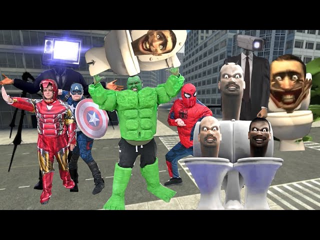 Superheroes VS Skibidi Toilet season 3 (all episodes)