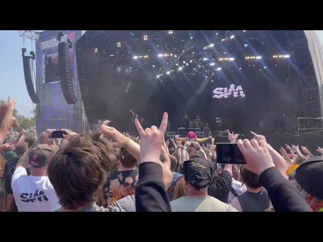 SIM - The Rumbling. Attack On Titan Opening Intro. - Filmed live at Download 2023. First time in UK.