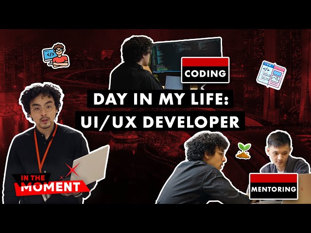 Day in the life: UI/UX developer at DBS Bank *realistic* | In The Moment E42