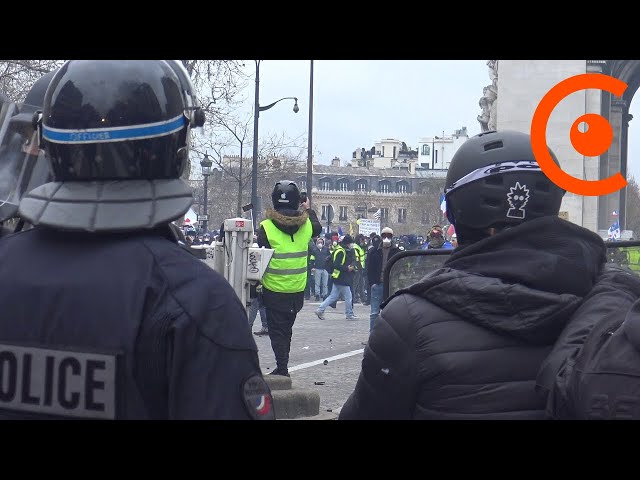 Yellow vests Act 9: incidents at the end of the demonstration