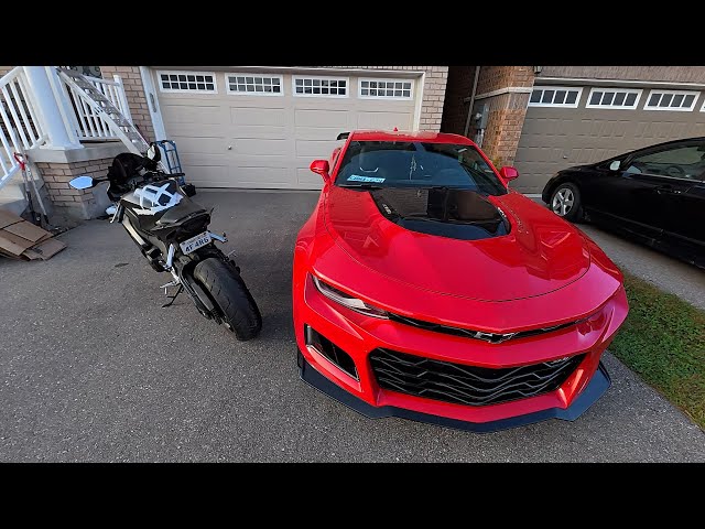 6Foot4Honda returns with a NEW Motovlog Setup (1000RR and ZL1)