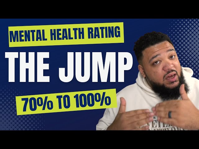 How to go from 70% to 100% on your mental health VA disability rating.