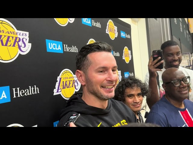 Anthony Davis At Power Forward! JJ Redick Explains His Plan, Plus Defensive Plan At Lakers Practice