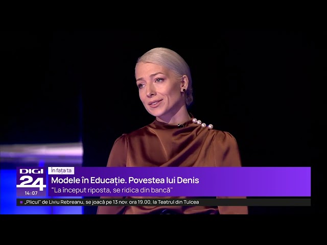 În fața ta cu Ana Maria Chelaru și Robert Harabagiu, despre valori în Educație