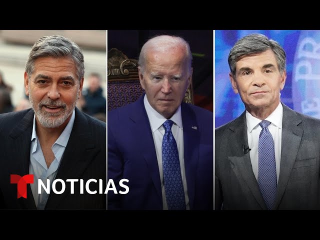 Lo dicho por Clooney y un periodista agrava la crisis política de Biden | Noticias Telemundo