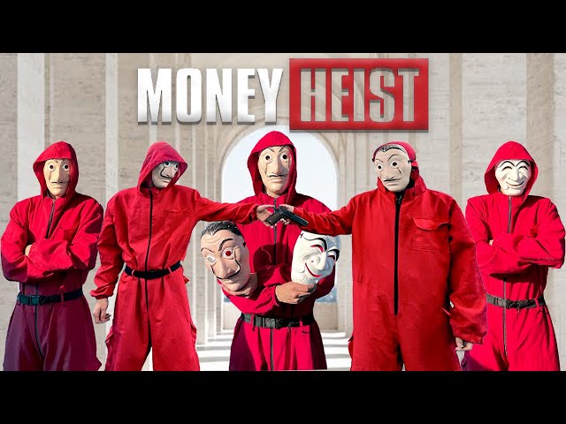 MONEY HEIST VS BAD GUYS TEAM ll THE CHASE WILL NEVER ENDING (Epic Parkour Pov Chase)