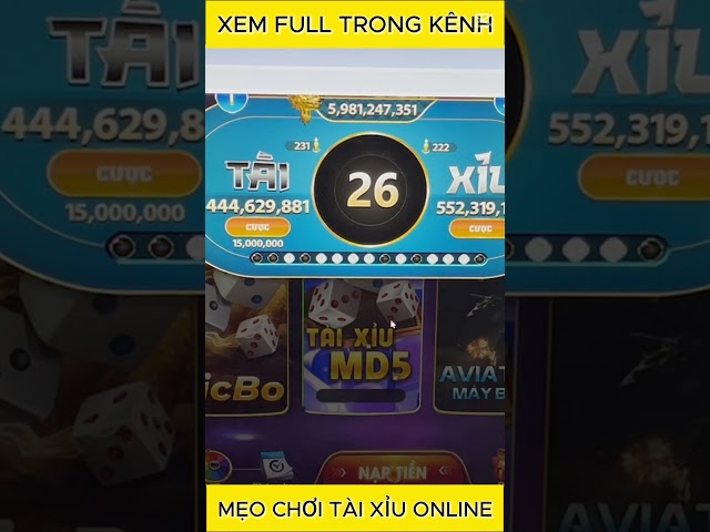 Mẹo Bắt Cầu Tài Xỉu Online 789Club, Hitclub, Sunwin Theo Bảng Phiên