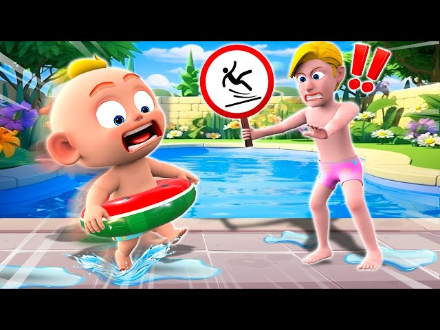 Safety in Swimming Pools🏊 Swimming song | Safety Tips for kids and More Nursery Rhymes & Kids Songs