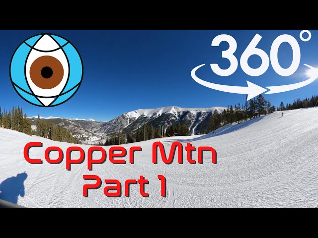 360° Video – Extreme Sports VR / Experience Snowboarding Copper Mountain in 4K