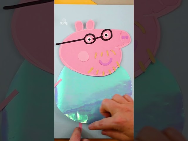 Make a #PeppaPig Daddy Pig Card with us! ✂️🐽