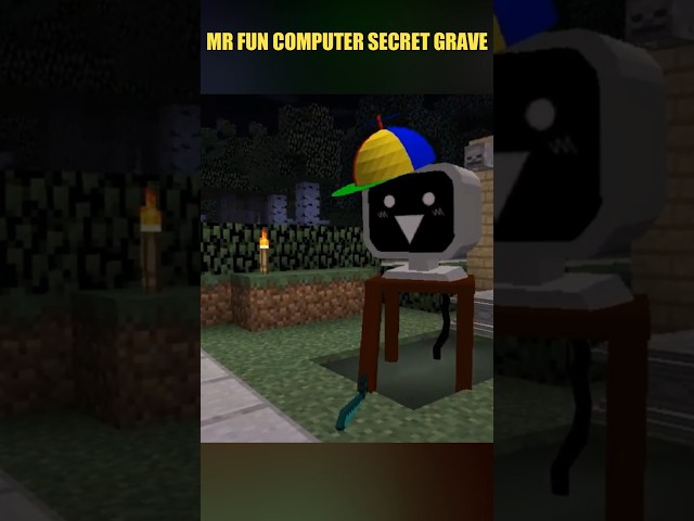 SPRUNKI MR FUN COMPUTER SECRET GRAVE #minecraft #sprunki #villager