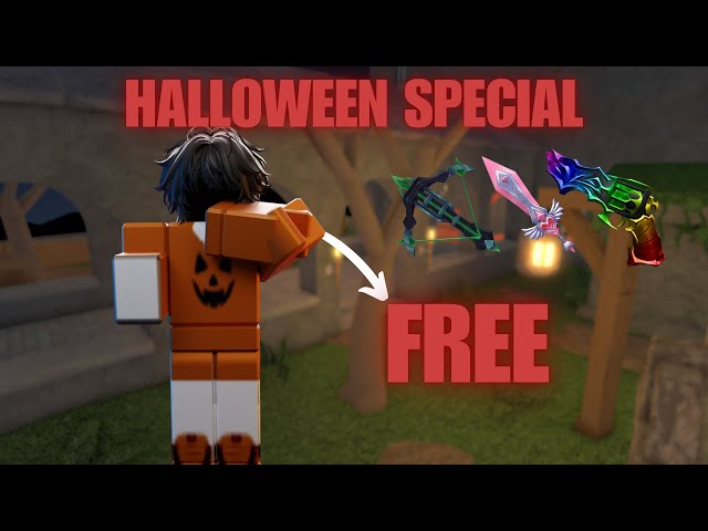 MM2 but I give Skins FOR FREE ON HALLOWEEN! 🎃