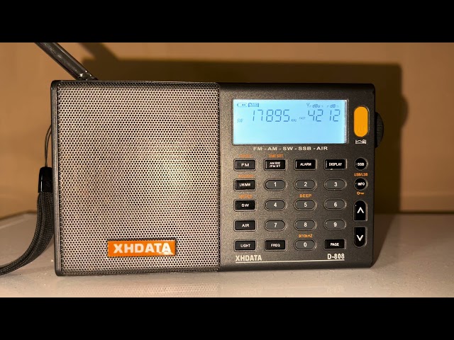 AM DX SW 17895 KHz Voice of America in English From Malta