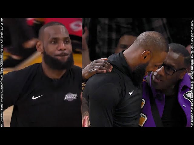 LeBron Showing Love to Shannon Sharpe after the Lakers Win🤝