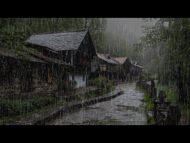 Perfect Rain Sounds For Sleeping And Relaxing - Rain And Thunder Sounds For Deep Sleep, Study, ASMR