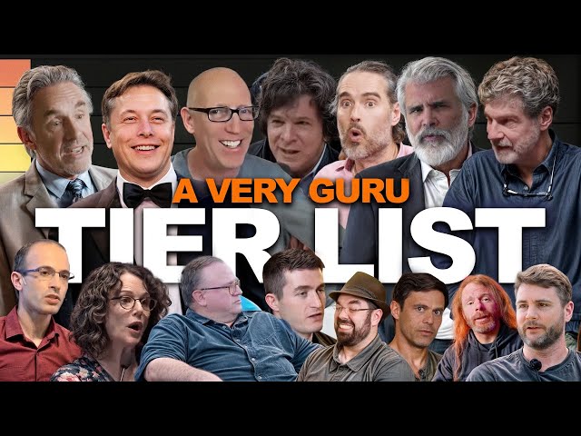 Ranking the Gurus: A Definitive Tier List of Modern Gurus