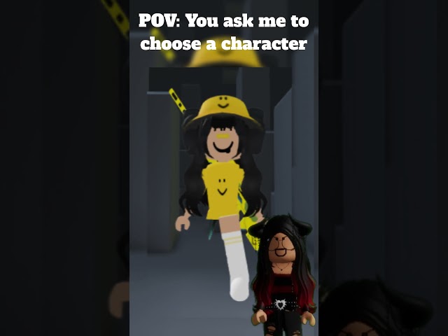 POV: You ask me to choose an avatar #roblox #shorts #trending #trend