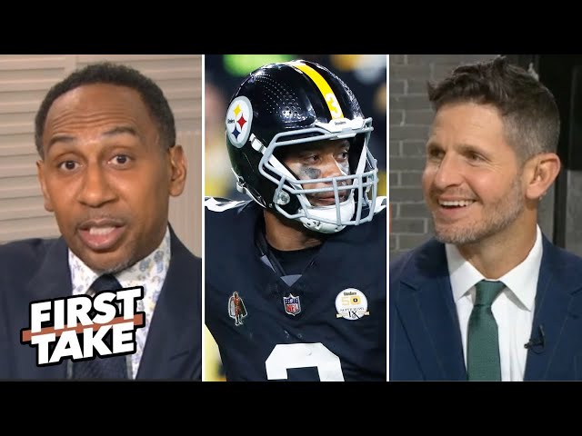 FIRST TAKE | Russell Wilson is Top 3 QB in AFC - Stephen A. RIPS Dan O: Steelers are real contenders