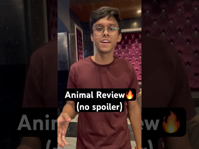 Animal Review🔥🔥First Day🔥#youtubeshorts#movie  #review#animal#ranbirkapoor#rashmikamandanna