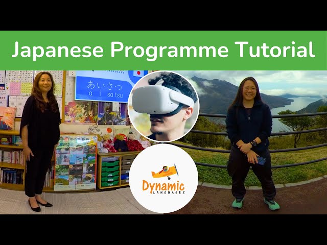 VR Japanese Programme Tutorial - Language Lessons and Culture Exploration in VR