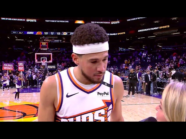 10-28-24 Phoenix Suns Postgame Interview | Devin Booker