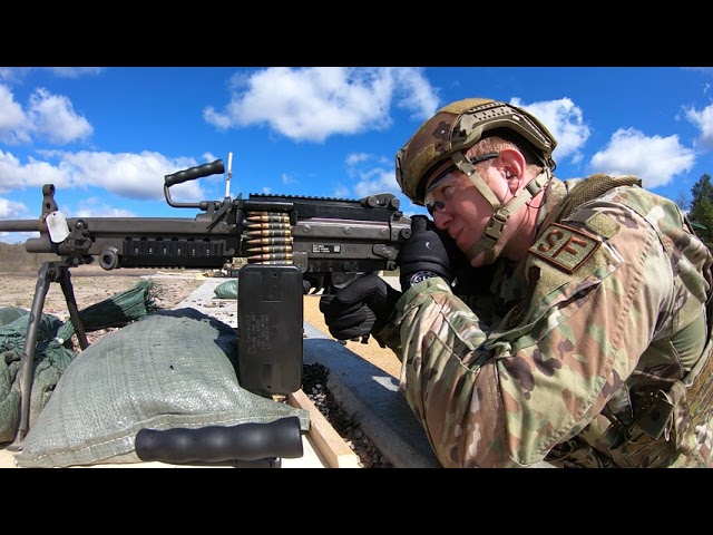 M249 Machine Gun Weapons Qualification at Fort McCoy