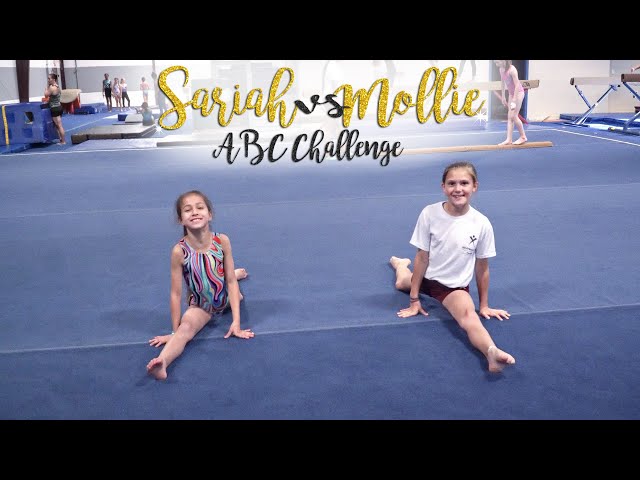 Sariah VS Mollie ABC Gymnastics Challenge| Sariah SGG