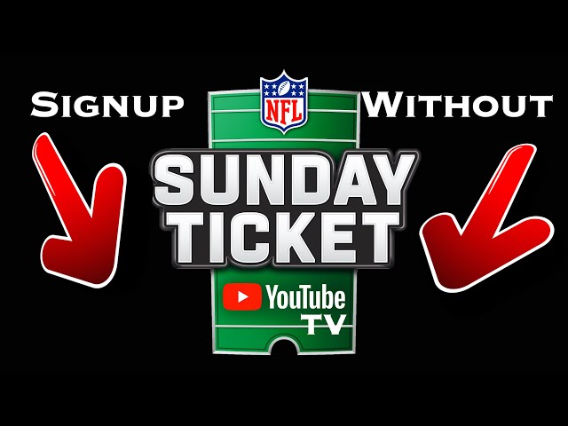 How To Sign Up For NFL Sunday Ticket WITHOUT YouTube TV