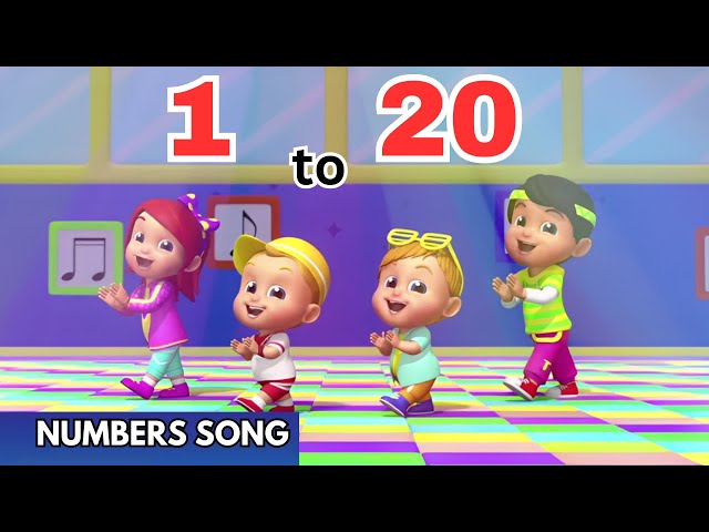 Numbers Song 1 to 20  | Counting Song for Children -The Most Popular Way for Kids to Learn Numbers