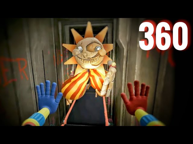 FNAF Sun & Moon is Huggy Wuggy (360 VR) Poppy Playtime Chapter 3