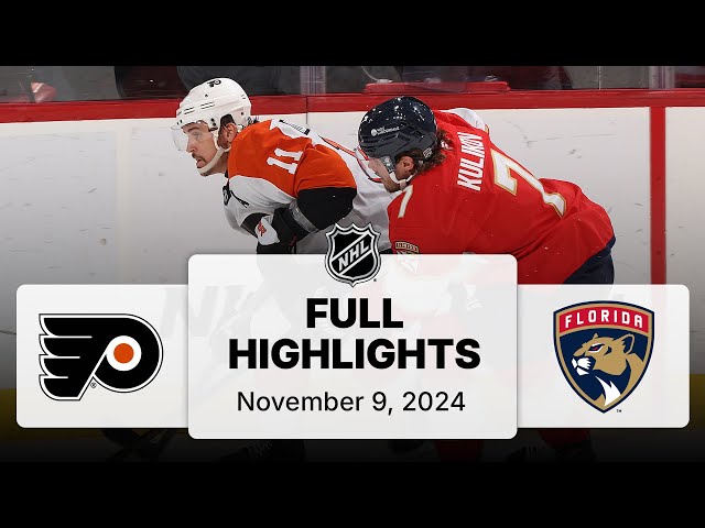 NHL Highlights | Flyers vs. Panthers - November 9, 2024