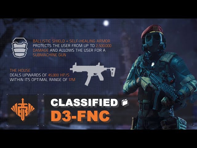 Classified D3-FNC with The House | The Division 1.8.3