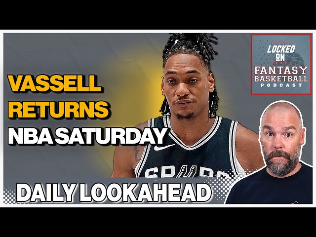 Devin Vassell's Return! Quickley Maybe Back? Saturday Fantasy Basketball Preview