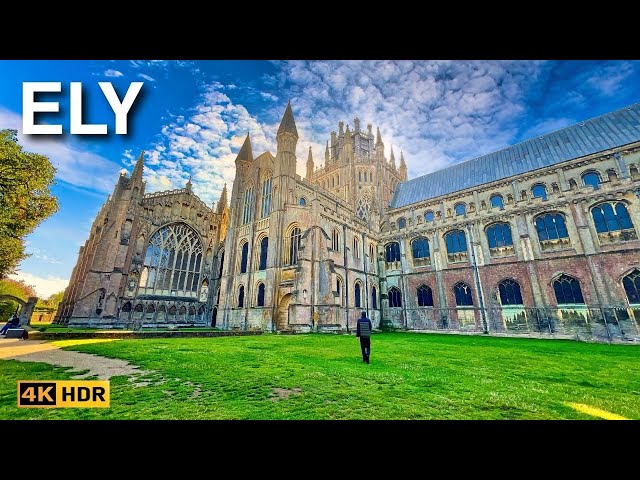 Ely Walking Tour, Step Inside ENGLAND'S HISTORIC CATHEDRAL CITY [4K HDR]