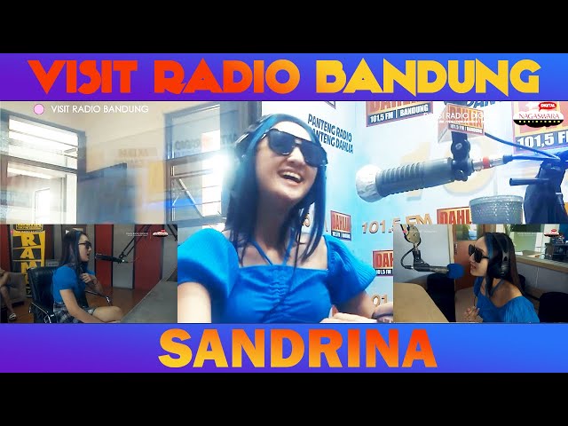 Sandrina Hadirkan Pacar Selingan di Radio-Radio Bandung