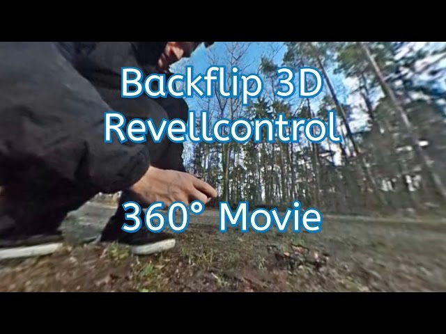 360° Backflip 3 D RevellControl Testflug