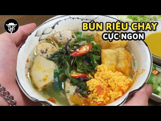 Hanoi food | The secret to cooking a pot of "Surprisingly Delicious" VEGETARIAN CRAB NOODLE SOUP