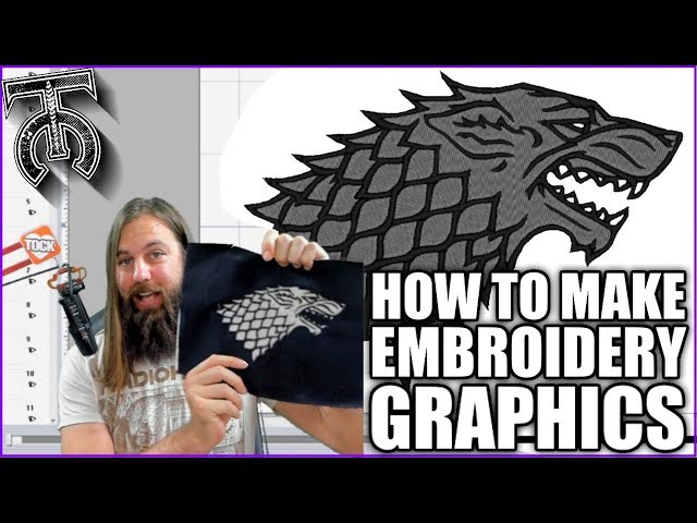 How to digitize graphics for embroidery - Tock Custom