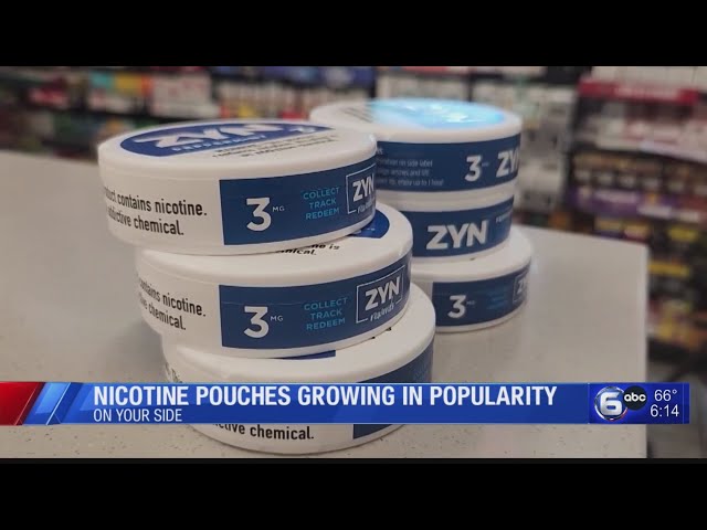 Nicotine pouches growing in popularity