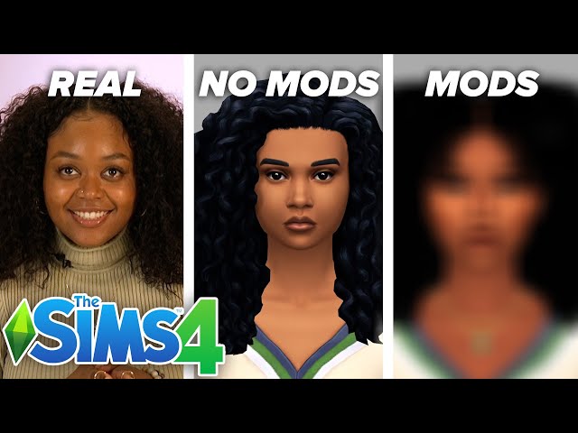 Black Women Create Themselves In The Sims: No Mods vs. Mods (ft. EbonixSims)