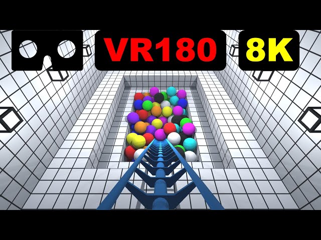 [VR180 8K] Dangerous Roller Coaster 2 in Unity