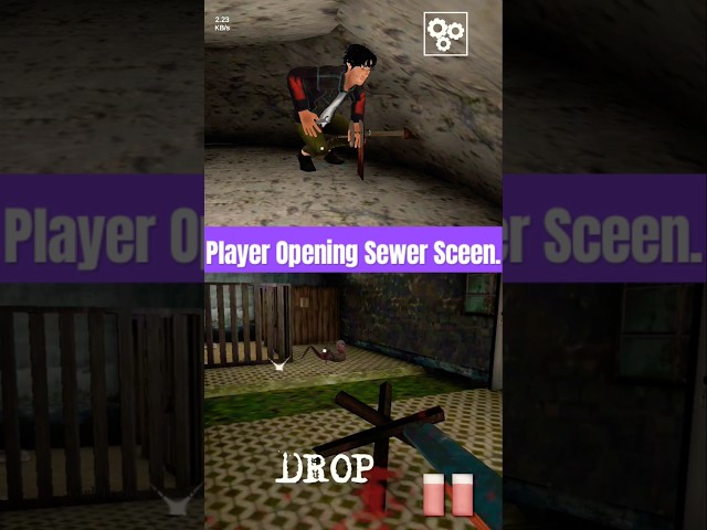 Player Opening Sewer Area #granny #girl_techno_gamerz #evolution #90fps #gaming #shotres