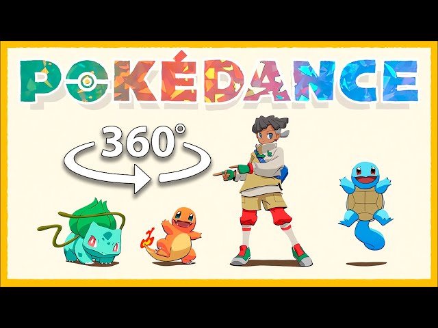 360° VR Pokémon partners of different generations dancing POKÉDANCE Animation Music Video