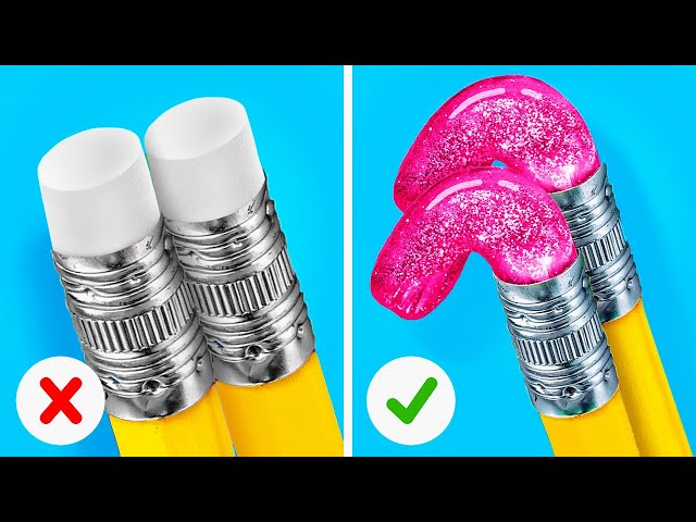 GENIUS AND EASY DIY SCHOOL HACKS || Brilliant School Hacks by Creative Students 🎓✨ by 123GO! Action