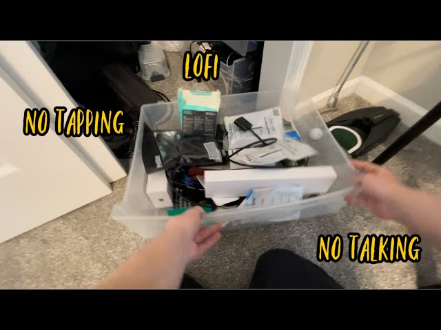 ASMR - Rummaging and Organizing My Drawer (No Talking, No Tapping)