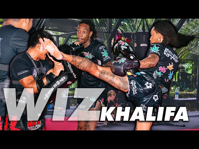 Wiz Khalifa Shows Off Muay Thai Skills in Phuket at AKA Thailand | YOKKAO Exclusive