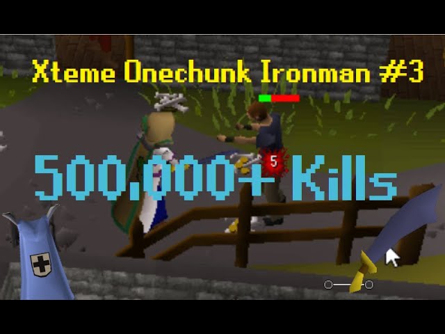 Getting 99 Defence By Slaying 500,000 Men In Lumbridge | xtreme onechunk ironman #3