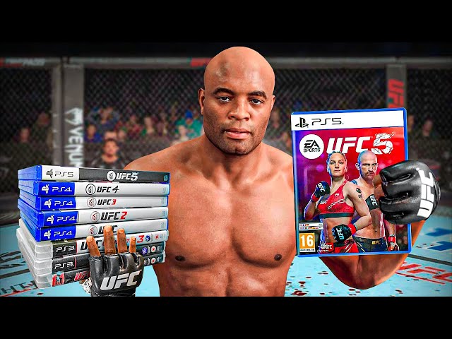 Facing Anderson Silva On Every UFC Game (MAX DIFFICULTY)