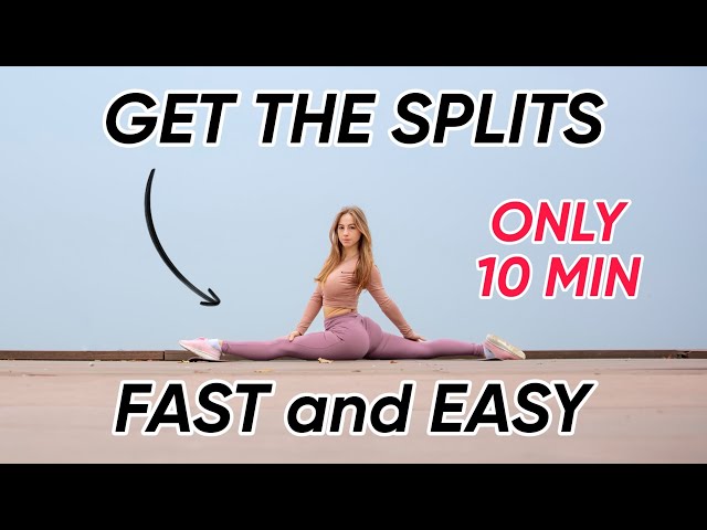 GET YOUR SPLITS FAST | SPLITS WORKOUT  #splits #workout #stretching #yoga