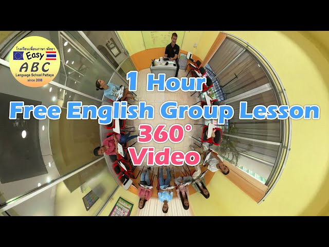 1 Hour English Beginner Group Lesson with Teacher Ross | #easyabc #360 #englishspeaking #english